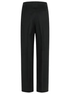Jil Sander Black Viscose Blend Trousers Women