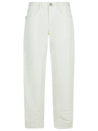 Jil Sander White Cotton Jeans Women