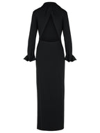 Sportmax 'Nias' Black Viscose Strech Dress Women