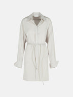 Sportmax 'Eolie' Grey Silk Dress Women