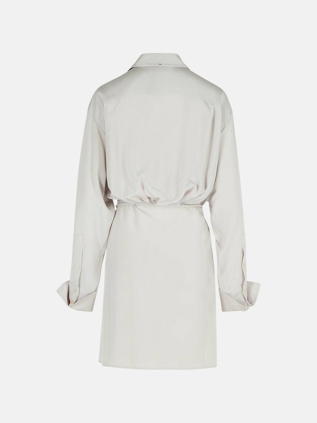 Sportmax 'Eolie' Grey Silk Dress Women