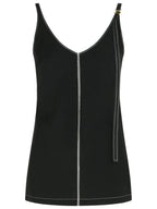 Sportmax 'Waser' Black Viscossa Tank Top Women
