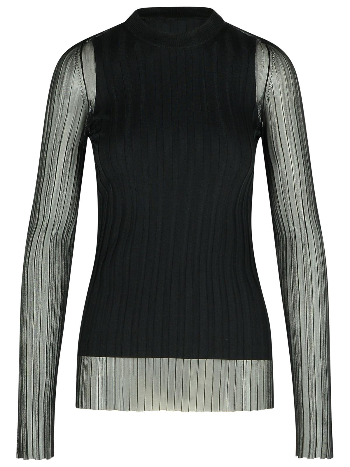 Sportmax 'Acino' Black Polyamide Blend Sweater Women