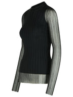 Sportmax 'Acino' Black Polyamide Blend Sweater Women