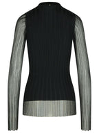 Sportmax 'Acino' Black Polyamide Blend Sweater Women