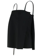 Sportmax Black Viscose Skirt Women