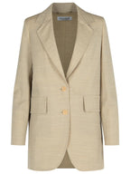 Max Mara 'Acacia' Beige Virgin Wool Jacket Women