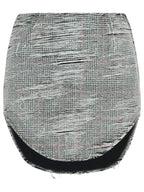 Diesel 'Ada' Grey Cotton Miniskirt Women