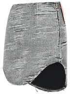Diesel 'Ada' Grey Cotton Miniskirt Women