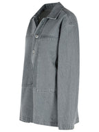 Jw Anderson 'Rugby' Grey Denim Shirt Women