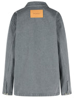 Jw Anderson 'Rugby' Grey Denim Shirt Women