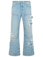 Amiri 'Carpenter' Light Blue Cotton Jeans Men