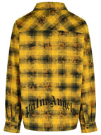 Palm Angels 'Army Green' Cotton Blend Shirt Men