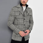 Sequoia Coat // Patterned Black