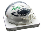 Cam Jurgens Signed Eagles 2024 Salute to Service Mini Helmet PSA/DNA 193053