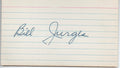 Lot of 7 Bill Jurges d. 1997 Chicago Cubs/ Giants Signed 3x5 Index Cards 145592