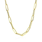 10K Yellow Gold Lite Paperclip Chain (4.20 mm)