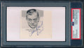 John David Crow Signed Cut on 3x5 Card Texas A&M 1957 Heisman  PSA/DNA 188311