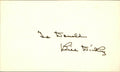 Bill Dickey HOF New York Yankees d.1993 Signed/Autographed 3x5 Index Card 162473