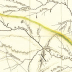 Vintage Map of Texas 1841