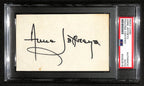 Anne Jeffreys Signed 3x5 Index Card Actress PSA/DNA 184304