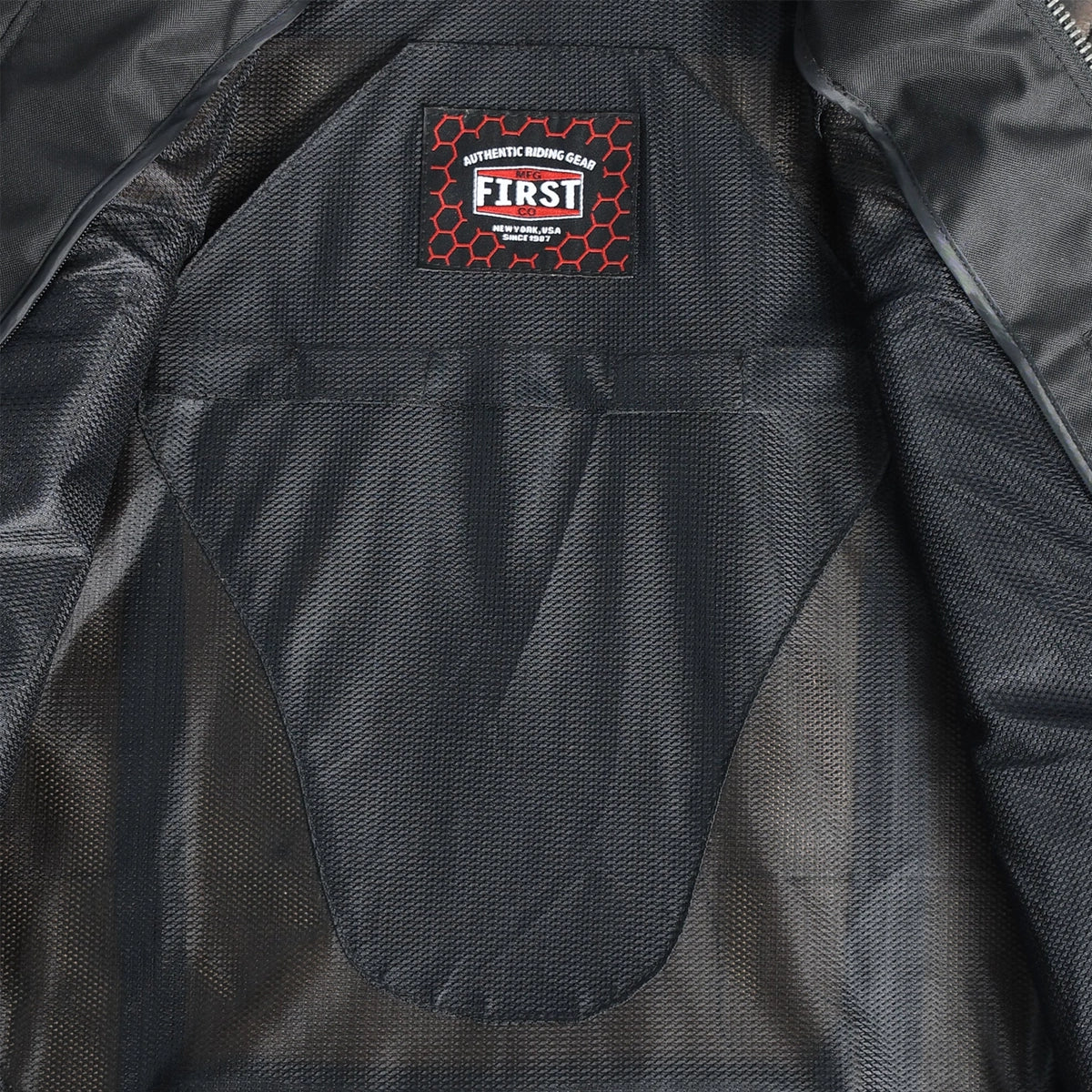 Rider Club - Men's Leather Motorcycle Jacket
