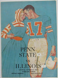 1959 Penn State Nittany Lions vs. Illinois Football Program 137686