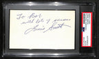 Ernie Smith CFB HOF Signed/Inscribed 3x5 Index Card USC PSA/DNA 189013