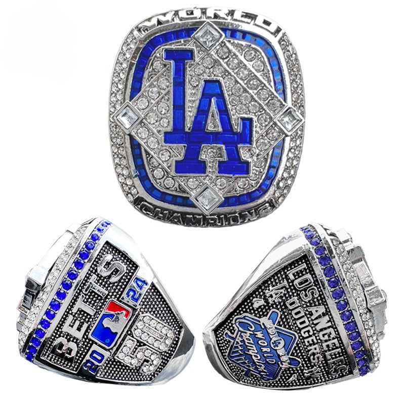 Los Angeles Dodgers World Series Championship Rings Set -Baseball Fan Gift & Memorabilia