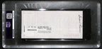 Johnny Unitas Signed 6/27/02 Check PSA/DNA GEM MT 10 188656