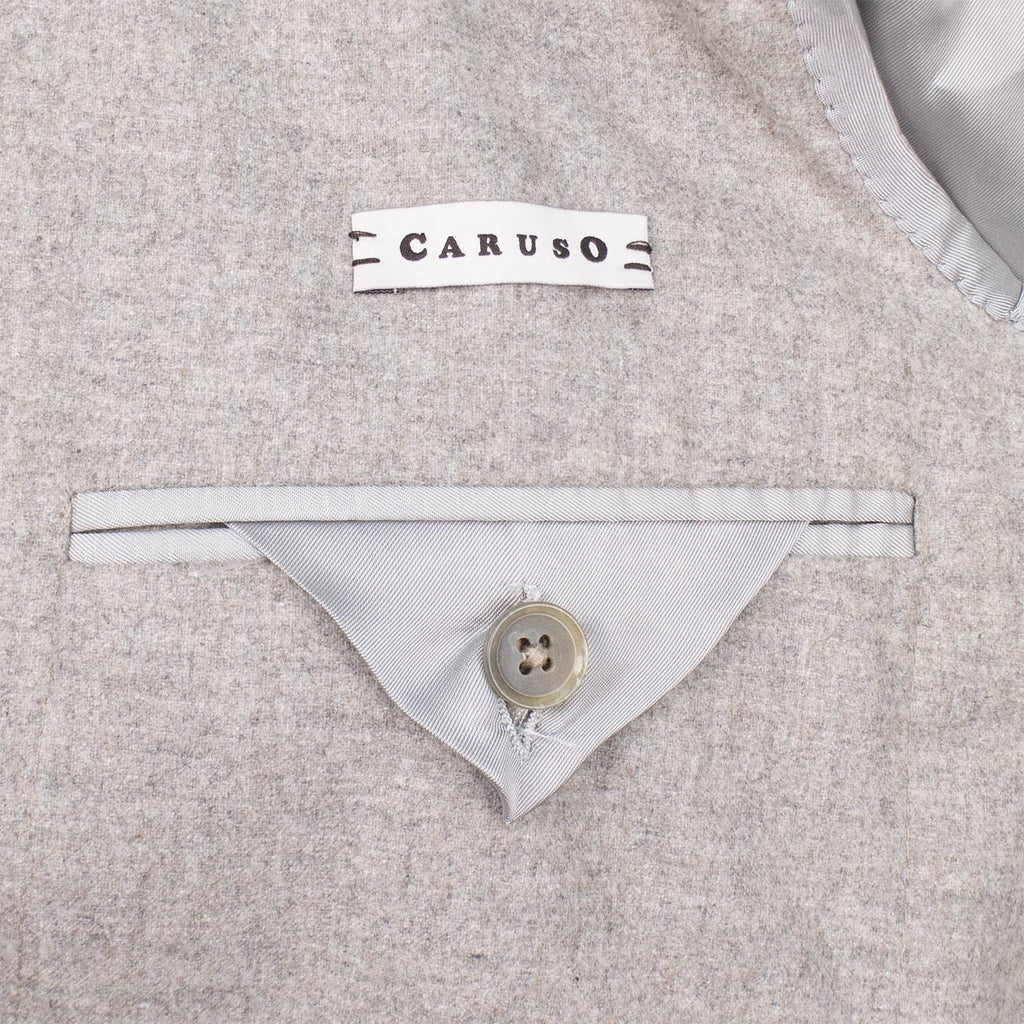 Wool Blend 3 Roll 2 Button Slim Fit Suit // Beige