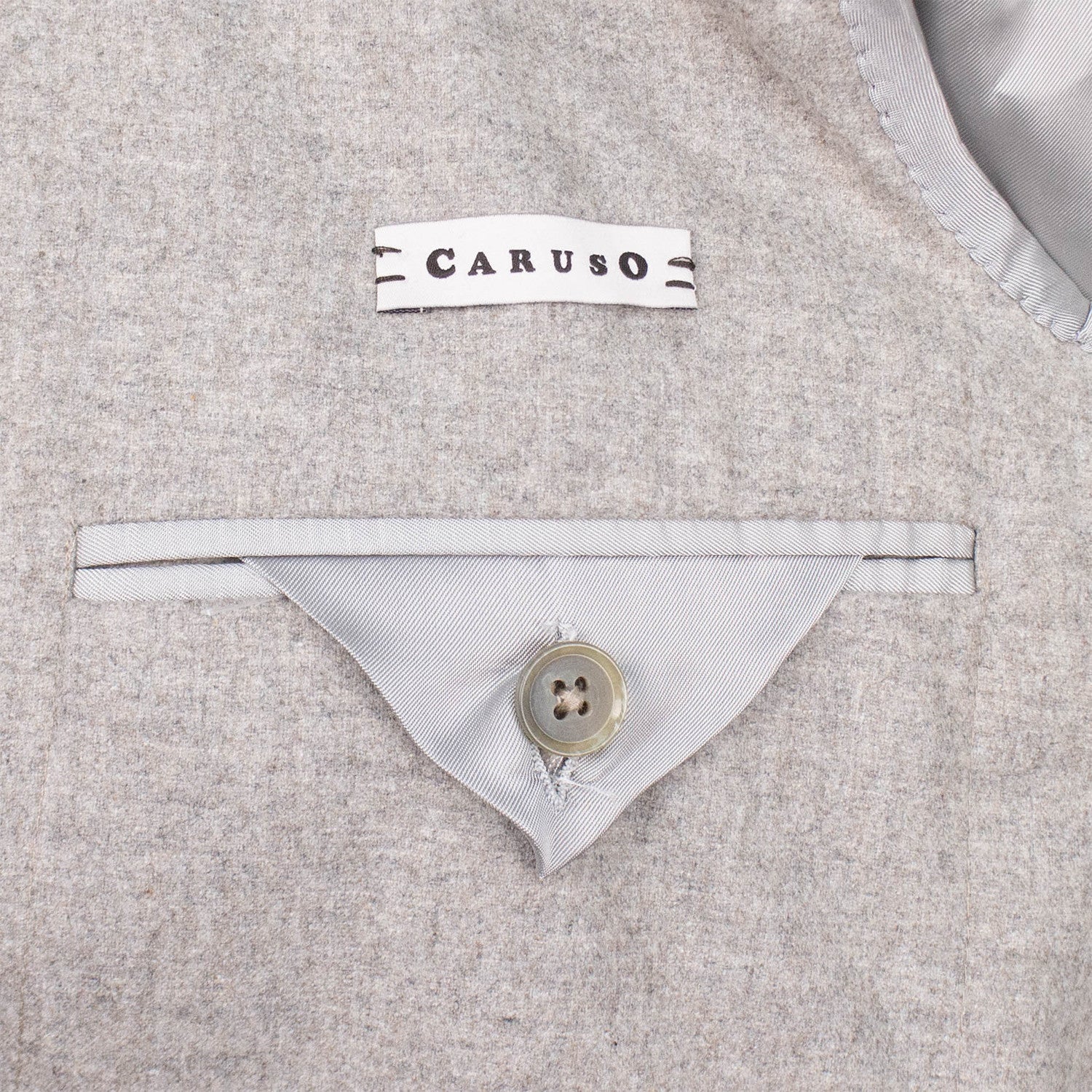 Wool Blend 3 Roll 2 Button Slim Fit Suit // Beige