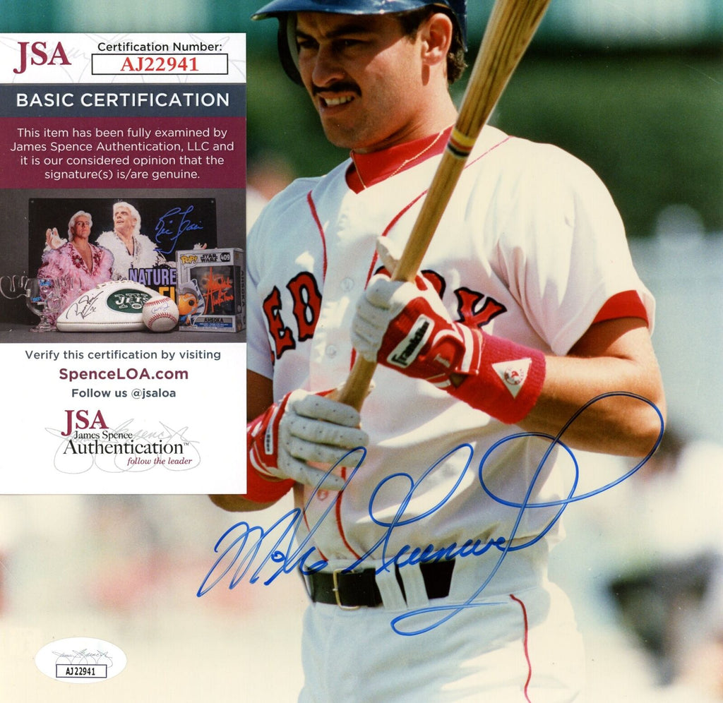 Mike Greenwell Autographed 8x10 Photo Boston Red Sox JSA 177819