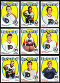 1971-72 Topps Hockey Philadelphia Flyers Complete Team Set (9/9) Cards 189199
