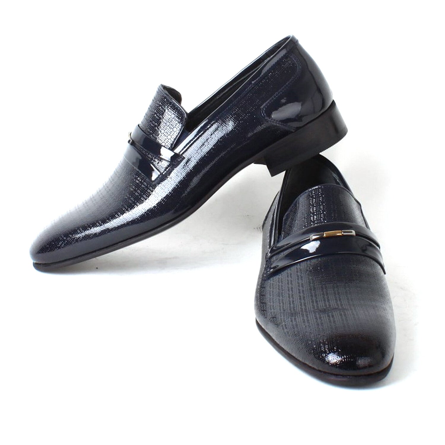 Nelson Dress Shoes // Dark Blue