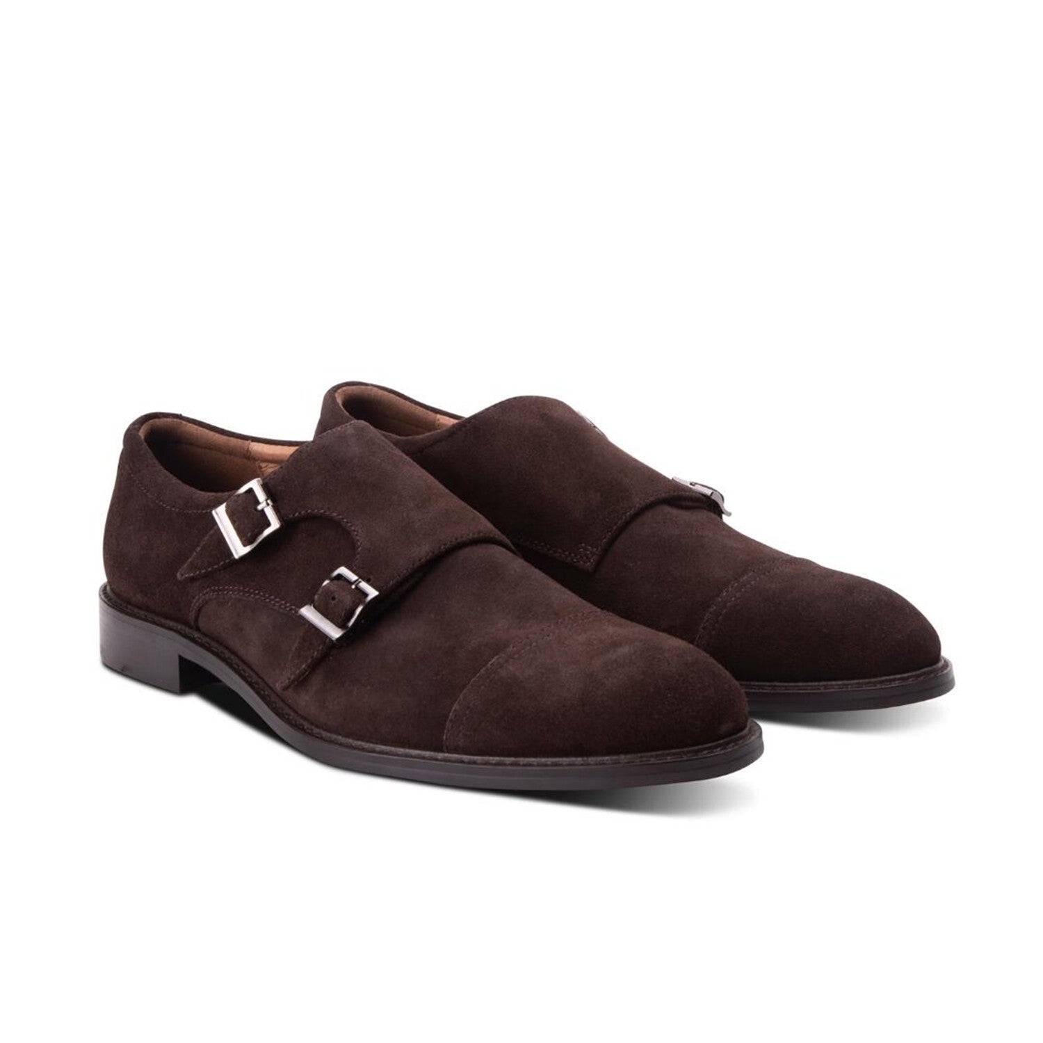 Parklane Double Monk Strap // Chocolate