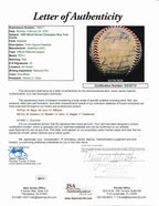 1954 World Series Champs Giants Team 32 Signed/ W. MAYS ONL Baseball JSA 149565