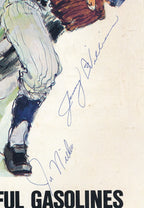 1969 Braves vs. Padres Joe Niekro/Jimmy Williams Dual-Autographed Program 178096