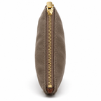 Lucy Mini Zipper Pouch | Chocolate Washed Canvas