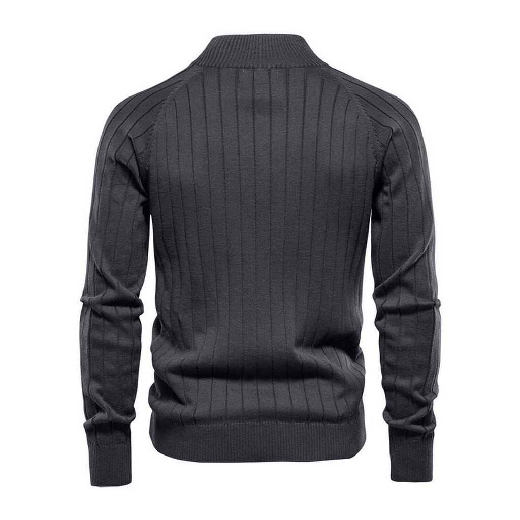 Zip-Up Cardigan // Dark Gray