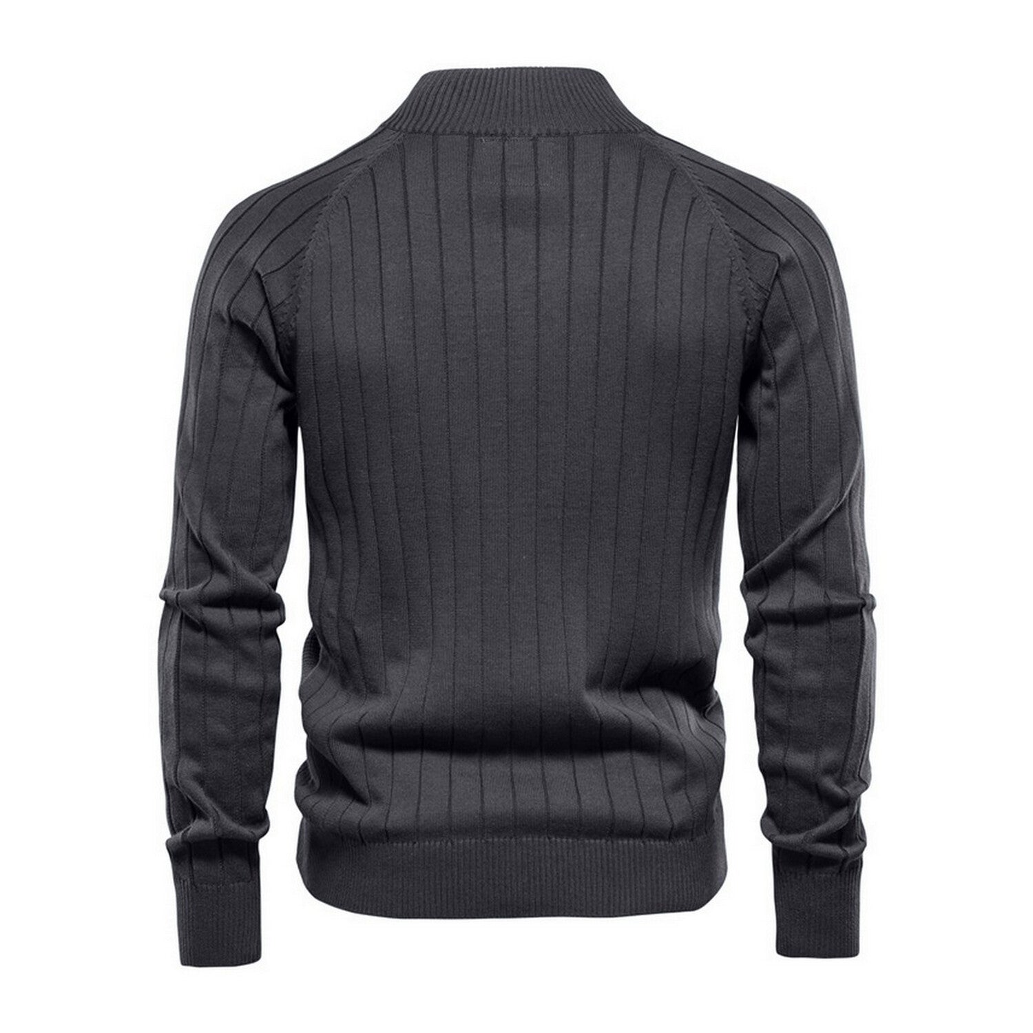 Zip-Up Cardigan // Dark Gray