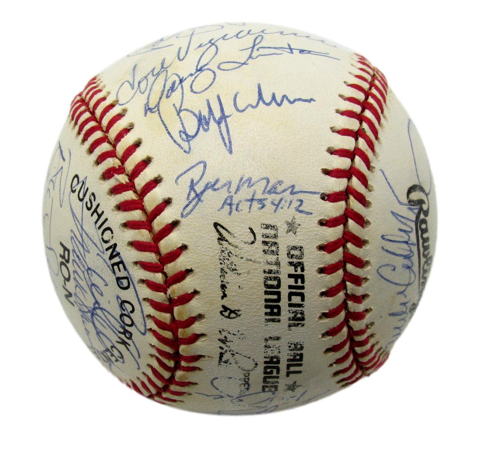 1994 Mets Team Autographed by 30 Green Saberhagen Kent ONL Baseball 182808