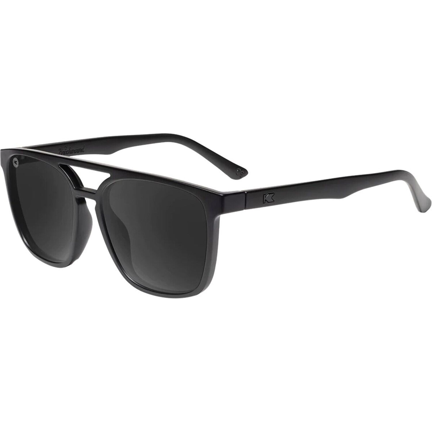 Brightsides Polarized Sunglasses // Matte Black On Black + Smoke