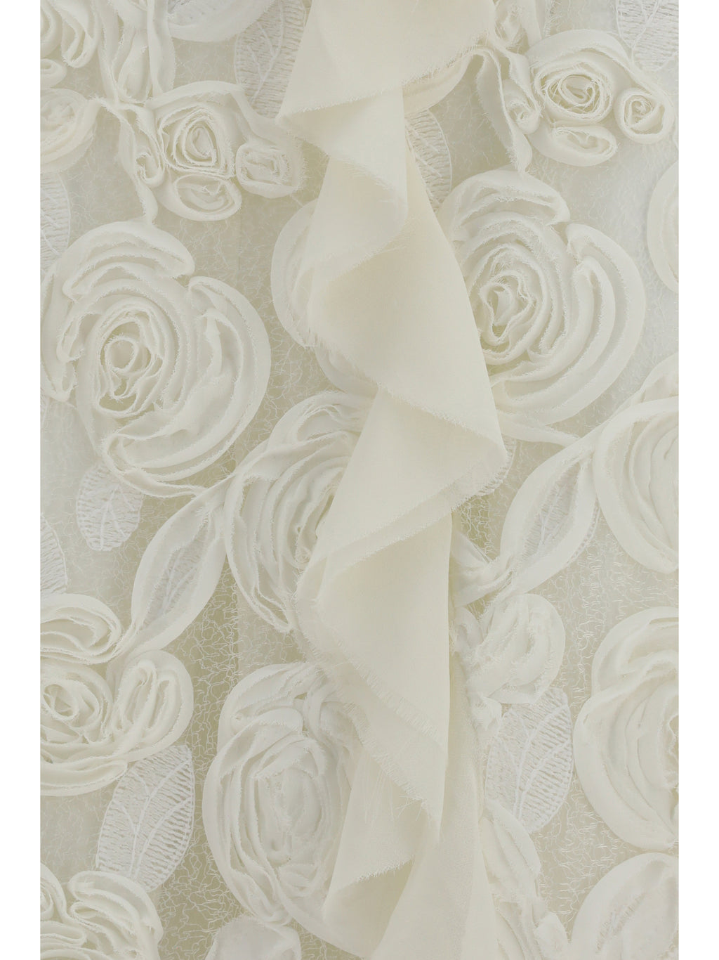 Long Evening Dress Cream