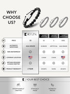 Black Onyx Beaded Bracelet  - Mykonos