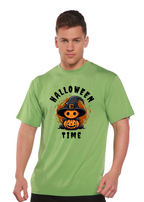 Halloween Time Unisex Bamboo Viscose/Organic Cotton Short Sleeve Graphic T-Shirt