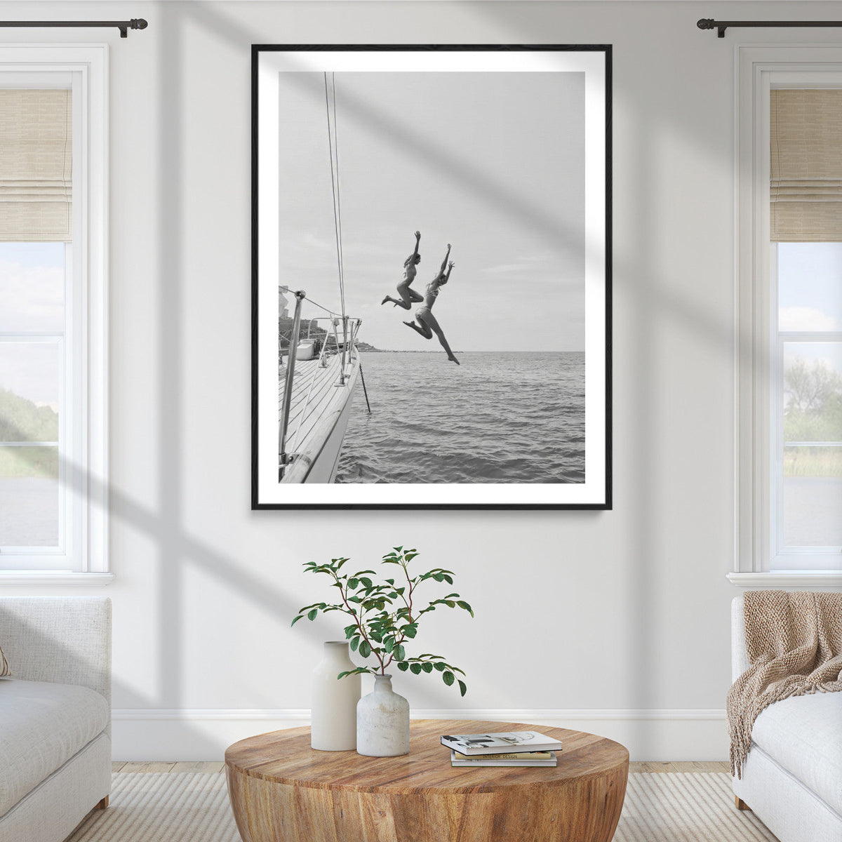 Sailing Wall Art Canvas Print | Ocean Adventure Sailboat
