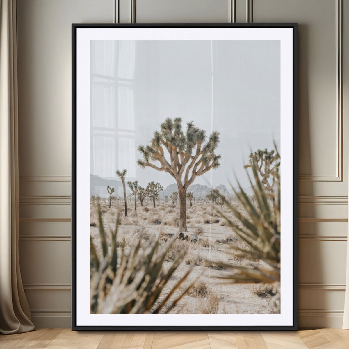 Joshua Tree Wall Art | Framed Desert Landscape Canvas