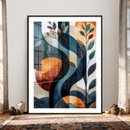 Abstract Flower Wall Art Canvas Print