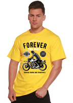 Forever Two Wheel Men's Bamboo Viscose/Organic Cotton Short Sleeve Graphic T-Shirt